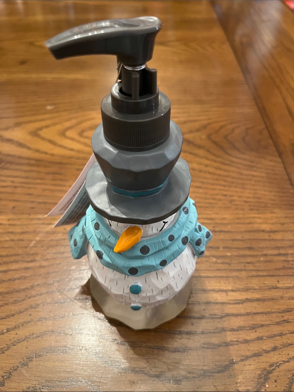 Winter Wonderland LED light-up lotion dispenser, new with tags